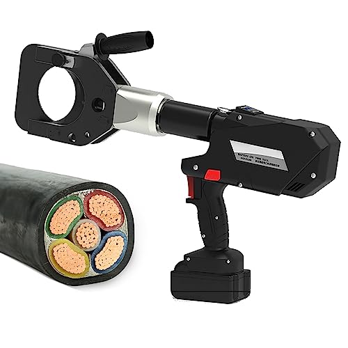 Batteriebetriebener Hydraulischer Kabelschneider Ratschen Elektrokabel, batteriebetrieben, 120 kN, hydraulische Schere, 105 mm Drahtschneidewerkzeug für Al- und gepanzerte Cu/Al-Kabel Batteriebetriebener Hydraulischer Kabelschneider Ratschen Elektrokabel, batteriebetrieben, 120 kN, hydraulische Schere, 105 mm Drahtschneidewerkzeug für Al- und gepanzerte Cu/Al-Kabel von Generic