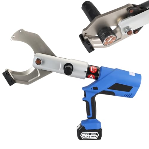 Batteriebetriebener Hydraulischer Kabelschneider Ratschen kabellos, hydraulisch, elektrisch, mit LED-Anzeige/Akku, elektrisches Drahtschneidewerkzeug für Kupfer- und Aluminiumdrähte, Schere, Batteriebetriebener Hydraulischer Kabelschneider Ratschen kabellos, hydraulisch, elektrisch, mit LED-Anzeige/Akku, elektrisches Drahtschneidewerkzeug für Kupfer- und Aluminiumdrähte, Schere, von Generic