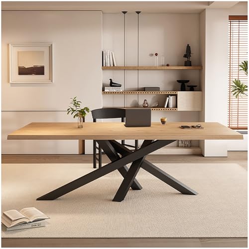Bauernhaus 120 cm Chefschreibtisch Moderner Computertisch Schreibtisch Konferenztisch Hochbelastbarer Schreibtisch Schreibtisch Geschäftsmöbel für Home Office(B) von Generic