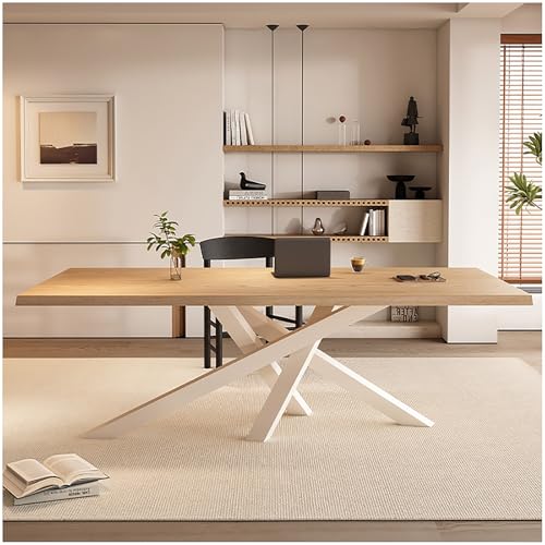 Bauernhaus 120 cm Chefschreibtisch Moderner Computertisch Schreibtisch Konferenztisch Hochbelastbarer Schreibtisch Schreibtisch Geschäftsmöbel für Home Office(C) von Generic