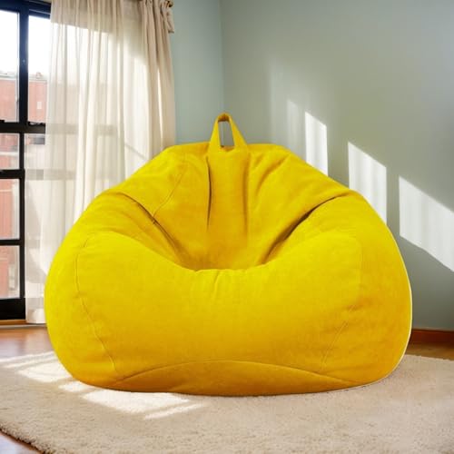 Bean Bag Hülle Velours Modern Stretch Waschbar Zipper Ohne Füllung Gaming Sessel Für Erwachsene Jugendliche Sofa Stuhl Für Aufbewahrung,B,110 * 120cm Bean Bag Hülle Velours Modern Stretch Waschbar Zipper Ohne Füllung Gaming Sessel Für Erwachsene Jugendliche Sofa Stuhl Für Aufbewahrung,B,110 * 120cm von DOSYCOVUR