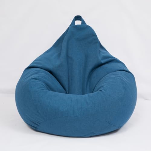 Bean Bag Hülle Velours Stretch Waschbar Modern Zipper Ohne Füllung Für Erwachsene Und Jugendliche Gaming Stuhl Wohnzimmer Büro,K,70 * 80cm von Generic