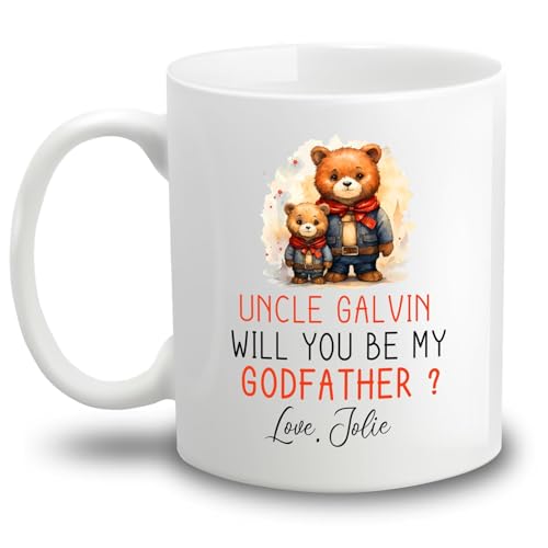 Becher Onkel, Willst Du Mein Pate Sein? Keramik Tasse,Modern,Fun,Teetassen Für Freundin Muttertag Arbeit 330Ml Becher Onkel, Willst Du Mein Pate Sein? Keramik Tasse,Modern,Fun,Teetassen Für Freundin Muttertag Arbeit 330Ml von Generic