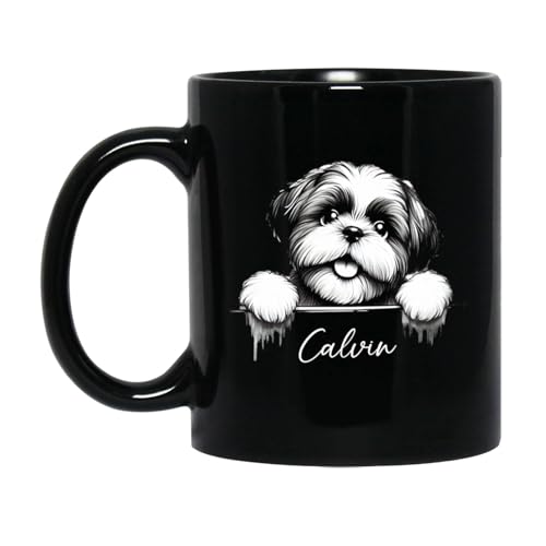 Becher Shih Tzu Teetasse,Fun,Modern,Keramik Tasse Für Männer Arbeit Büro 330Ml von Generic