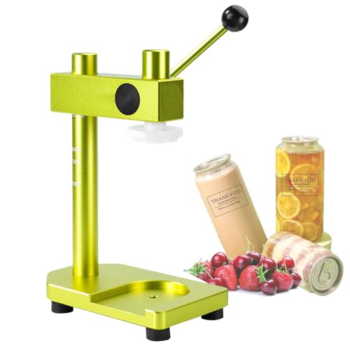 Becherverschließmaschine, Becherverschließmaschine aus Aluminiumlegierung, Hand-Blechdosenverschließer zum Verschließen von 250-700-ml-Gläsern und Haustierflaschen, gewerbliches Verschließwe von Generic