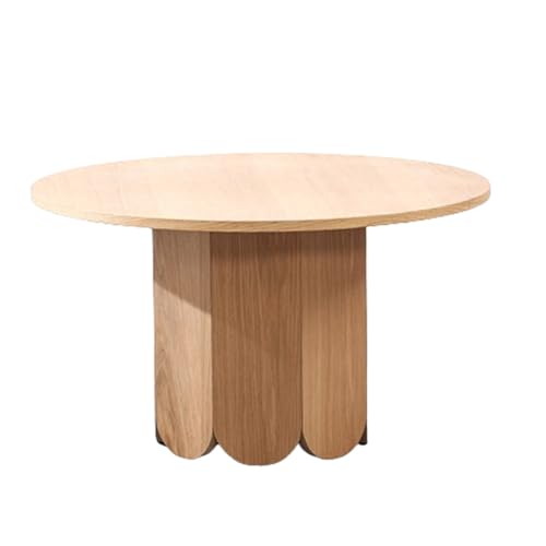 Beistelltisch Holz Couchtisch Rund Wohnzimmertisch Nachttisch Stauraum Wohnzimmer Wohnzimmertisch Modernes Design Sofatisch Kleiner Tisch (Color : B) von Generic