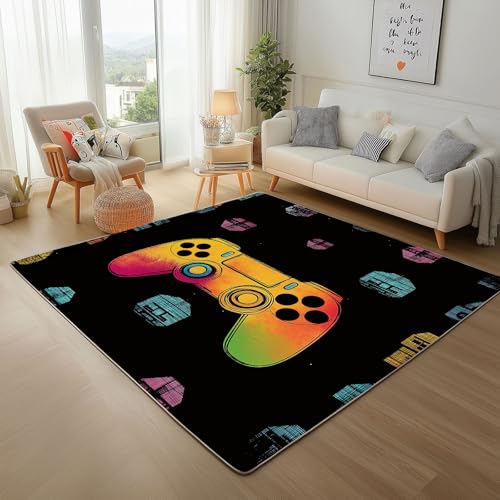 Bemalter künst Gamecontroller Teppich Läufer 60x110cm – Bunter Gamecontroller Kurzflor Waschbar Teppich, Pflegeleicht, Extra Weich – Für Flur, Küche, Schlafzimmer Teppiche Bemalter künst Gamecontroller Teppich Läufer 60x110cm – Bunter Gamecontroller Kurzflor Waschbar Teppich, Pflegeleicht, Extra Weich – Für Flur, Küche, Schlafzimmer Teppiche von Generic