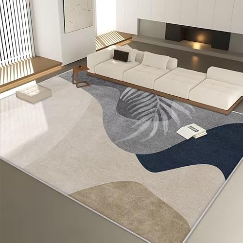 Bereich Teppich Für Wohnzimmer Schlafzimmer, Weicher Waschbarer Teppich Modern Rutschschutz, Niedriger Haufen Geometrischer Teppich Für Kinder Zimmer(Grau,200x300cm) von Generic