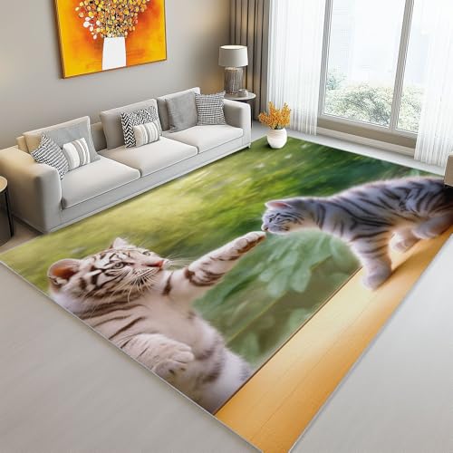 Bereich Teppiche 160 x 230 cm Motiv Rechteckiger Nahaufnahme Fenster Tiger Bedruckter Rutschfester Teppich Bunt Modernes Zuhause Wohnzimmer Schlafzimmer Kinderzimmer Dekorativer Teppich Bereich Teppiche 160 x 230 cm Motiv Rechteckiger Nahaufnahme Fenster Tiger Bedruckter Rutschfester Teppich Bunt Modernes Zuhause Wohnzimmer Schlafzimmer Kinderzimmer Dekorativer Teppich von Generic