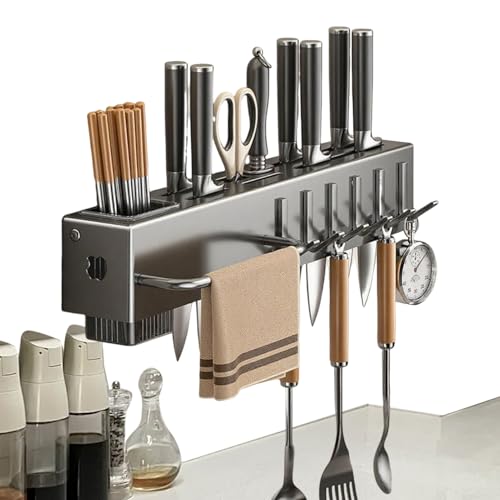 Besteckhalter - Utensilien Caaddy | Löffelhalter | Arbeitsplatte & Wand Organisation für Küchenutensilien Wandmontage Küche Kochgeschirr Halter Organizer Besteck Silberwarenhalter Lagerung Caaddy Besteckhalter - Utensilien Caaddy | Löffelhalter | Arbeitsplatte & Wand Organisation für Küchenutensilien Wandmontage Küche Kochgeschirr Halter Organizer Besteck Silberwarenhalter Lagerung Caaddy von Generic