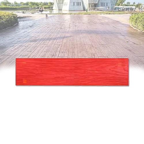 Beton Nahtlose Stempelmatte, Betonstrukturhaut-Stempelform, 120 X 28cm, DIY-Zementformenmatte for Böden, Wege, Großes Stempelformen-Set for Wände/Böden im Innen- und Außenbereich von Generic