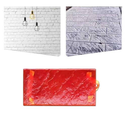 Betonformen, Polyurethan Realistische Steintextur, Nahtlose Betonstempelmatte for die Wand, Landschaftsgestaltung im Freien, Bodenwege, 60x30cm Betonformen, Polyurethan Realistische Steintextur, Nahtlose Betonstempelmatte for die Wand, Landschaftsgestaltung im Freien, Bodenwege, 60x30cm von Generic