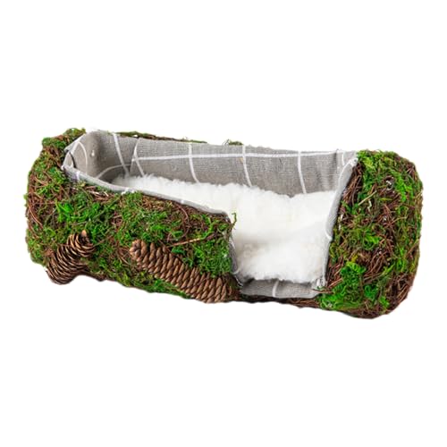 Bett für Kleintiere, Versteck für Schweinchen | Hamsterbett zum Ausruhen, Versteck für Kaninchen, rutschfester Boden, Zubehör Käfig für Hamster Chinchilla Igel Bett für Kleintiere, Versteck für Schweinchen | Hamsterbett zum Ausruhen, Versteck für Kaninchen, rutschfester Boden, Zubehör Käfig für Hamster Chinchilla Igel von Generic