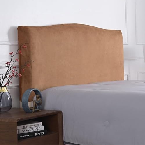 Bettkopfteil Bezug,Weicher Staubdicht Headboard Cover, Abnehmbarer Strecken Kopfteil Bezug, Kratzfester Überzug Bett Betthusse Kopfteil Für Schlafzimmer(Camel Color,75-83in) von Generic