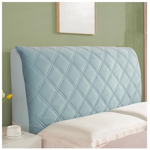 Bettkopfteilbezug, Verdickte Weich Verpackte Bettrückenlehne, Universelle Antikollisions-Kopfteilschutzhülle, für den Schutz Moderner Schlafzimmer,Blau,200CM Bettkopfteilbezug, Verdickte Weich Verpackte Bettrückenlehne, Universelle Antikollisions-Kopfteilschutzhülle, für den Schutz Moderner Schlafzimmer,Blau,200CM von Generic
