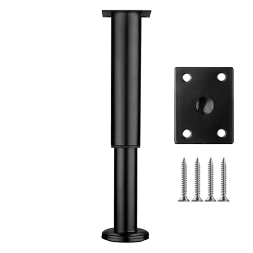 Bettstützbeine - Höhenverstellbare Bettbeine, höhenverstellbare Möbelbeine, Ersatzbeine für Möbel | Zentrale Stützbeine zur Reduzierung des von Generic