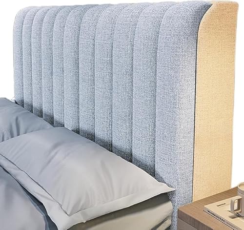 Bettwäsche-Kopfteilbezug, gesteppt, for Bettkopfteile, staubdicht, Bettkopfteilschutz(Light Blue,150 cm (59 pulgadas)) von Generic