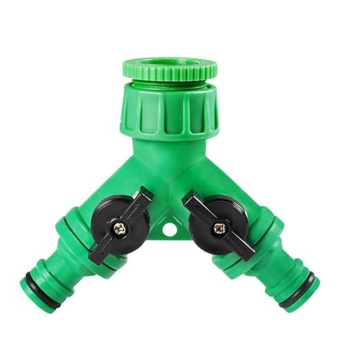 Bewässerungsschlauchverteiler – Wasserschlauchverteiler Y-Schlauchverteiler Robuster 2-Wege-Wasserhahn-Verteiler, 2-Wege-Bewässerungsschlauchanschluss, Y-Ventil, verteilt Bewässerungsschlauchverteiler – Wasserschlauchverteiler Y-Schlauchverteiler Robuster 2-Wege-Wasserhahn-Verteiler, 2-Wege-Bewässerungsschlauchanschluss, Y-Ventil, verteilt von Generic