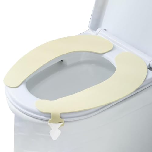 Bezug für WC-Bezug, WC-Vorleger für Badezimmer - Kissenbezug für Haus-WC | Schutzmatte für Toilette aus Tauchgewebe für Zuhause, Hotel und Schlafsaal von Generic