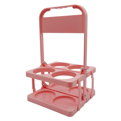 Bierkorb Weinflaschenhalter Weinflaschenhalter Weinflaschenhalter Milchflaschen Organizer | Bequemer faltbarer tragbarer Flaschenhalter für Getränke für Baseball, Schulreisen von Generic