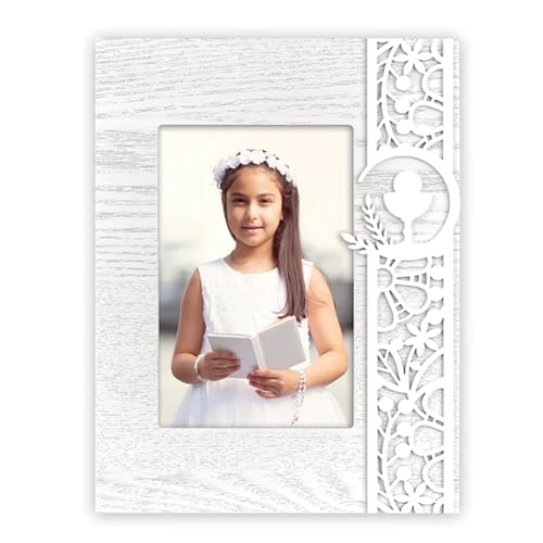 Generic Bilderrahmen aus Holz für Foto 13 x 18 cm Meine Erstkommunion – Dekorativer Tisch-Bilderrahmen mit Kelch – Geschenk für Kommunion Mädchen und Jungen Generic Bilderrahmen aus Holz für Foto 13 x 18 cm Meine Erstkommunion – Dekorativer Tisch-Bilderrahmen mit Kelch – Geschenk für Kommunion Mädchen und Jungen von Generic