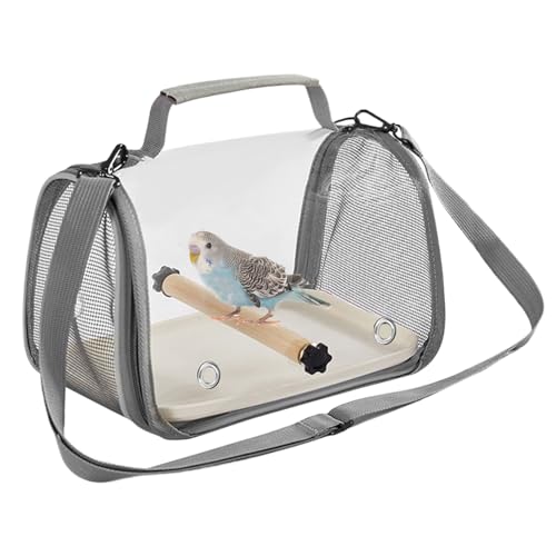 Bird Cage Travel - Kompakte Struktur, herausnehmbares Tablett | Sicherer Reisekäfig mit komfortablem Griff, ideal für Papageien, die sichere Unterkunft und ein komfortables Reiseerlebnis während der Bird Cage Travel - Kompakte Struktur, herausnehmbares Tablett | Sicherer Reisekäfig mit komfortablem Griff, ideal für Papageien, die sichere Unterkunft und ein komfortables Reiseerlebnis während der von Generic