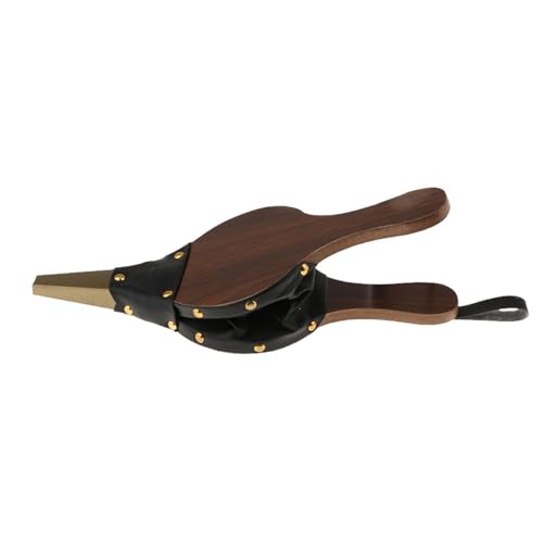 Blasebalg für Blasbalg aus Holz, tragbares Auslösewerkzeug | Große Flugzeugvenen mit Schmelzdüse, leistungsstarke Luftfächer für Grill, Camping, und Häuser von Generic