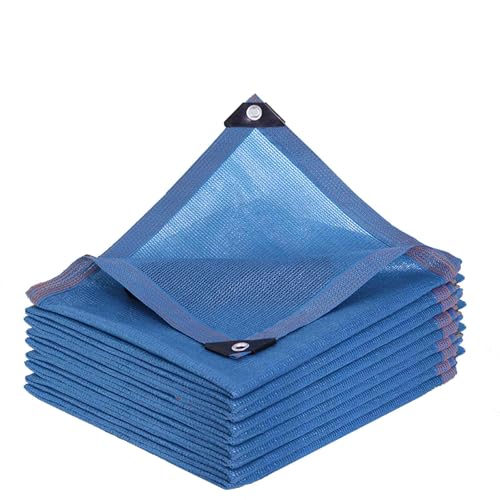 Blaues Schattennetz 90% Sonnenschutz Schattentuch 3x4.0m 3X5.0m 3X6.0m 4x6.0m 4x8.0m Gewächshaus Schattierungsnetz für Gartenabdeckung Blumen Terrassenpflanzen Gewächshaus(4x12.0m=13.1'x39.4') von Generic