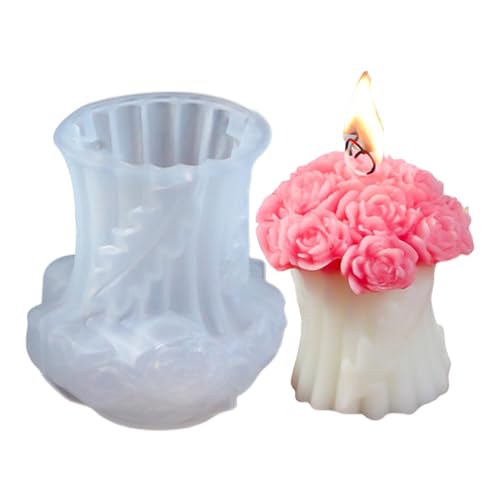 Blumenkerzen-Silikonform, Kerzenformen für Rosenstrauß, Silikon-Seifenformen für Valentinstag | Kerzenherstellungsformen, Kerzenform für die Blumenkerzen-Silikonform, Kerzenformen für Rosenstrauß, Silikon-Seifenformen für Valentinstag | Kerzenherstellungsformen, Kerzenform für die von Generic