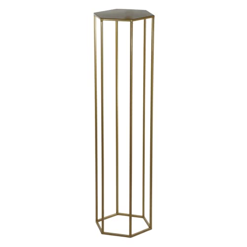 Blumenständer Plant Stand Base Aus Metall Hexagon Modernes Loft Industriell Geschenk (Gold) von Generic