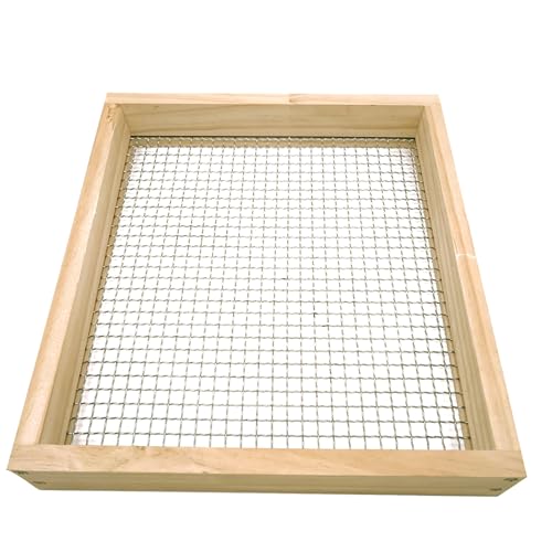 Boden-Sieb, Schmutzsieb für Felsen, multifunktional, manuelles Gartensieb, Sandsieb für den Strand, wiederverwendbarer Gartenbedarf, Bonsai-Werkzeug mit großer Kapazität zur Kompostaufbereitung Boden-Sieb, Schmutzsieb für Felsen, multifunktional, manuelles Gartensieb, Sandsieb für den Strand, wiederverwendbarer Gartenbedarf, Bonsai-Werkzeug mit großer Kapazität zur Kompostaufbereitung von Generic