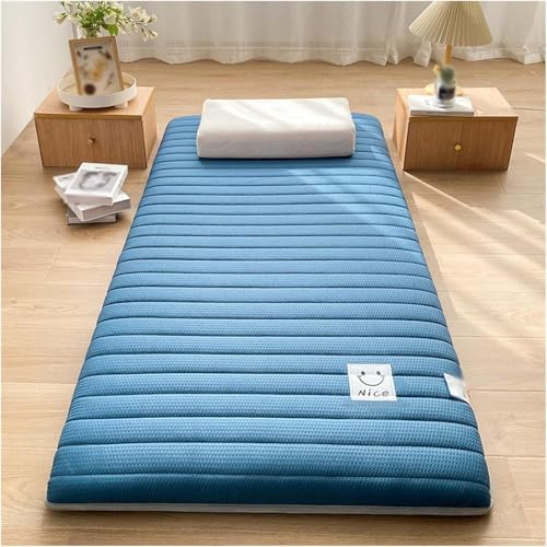 Bodenbett Camping Matratze Futonbett,Gemütliche und Warme Matratze,Studentenwohnheim, Gäste-Tatami-Matte for Einzel- und Doppelbetten(AA,90x200cm) von Generic