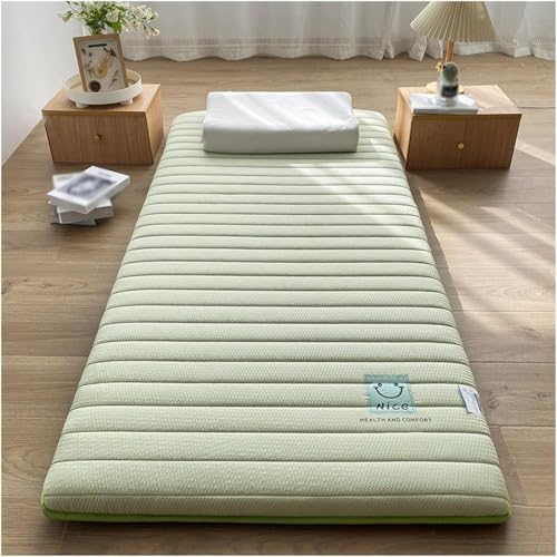 Bodenbett Camping Matratze Futonbett,Gemütliche und Warme Matratze,Studentenwohnheim, Gäste-Tatami-Matte for Einzel- und Doppelbetten(CC,100x200cm) von Generic