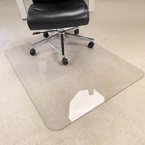 Bodenschutzmatte Bürostuhl Bodenmatte für Harte Böden Stärke 2mm PVC Schreibtischstuhl Matte Rectangle Bodenschutz Matte für Rollstuhl Fliesen(120x260cm) von Generic