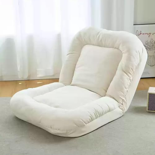 Bodenstuhl for Den Innenbereich, Faltbares Lazy Sofa, Multifunktionale Chaiselongue mit Fünf Verstellbaren Winkeln for Wohnzimmer, Schlafzimmer und Büro (135cm) von Generic