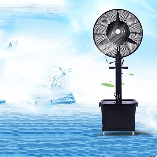 Bodenventilator, stehend mit Spray, Hochgeschwindigkeits-Industrieventilator, Industrie-Ladenventilator, für Zuhause, Werkstatt, 20" von Generic