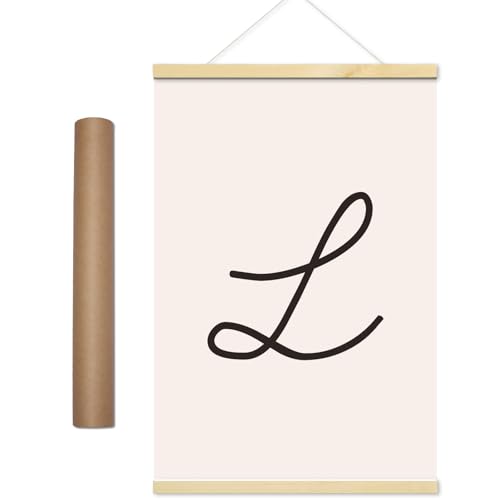 Boho-Wanddekoration, kursives Alphabet, handgefertigt, Holz, Familien-Initialenschild für Heimdekoration, Schlafzimmer, Wohnzimmer, Kinderzimmer Boho-Wanddekoration, kursives Alphabet, handgefertigt, Holz, Familien-Initialenschild für Heimdekoration, Schlafzimmer, Wohnzimmer, Kinderzimmer von Generic