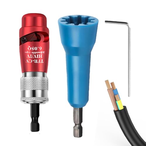 Bohrdraht Abisolieren Kit, Bohrer Draht Abisolierset - Elektrisches Abisolierwerkzeug Ergonomisch für Elektrische Abisolierzange Elektriker Werkzeug Set Bohrdraht Abisolieren Kit, Bohrer Draht Abisolierset - Elektrisches Abisolierwerkzeug Ergonomisch für Elektrische Abisolierzange Elektriker Werkzeug Set von Generic