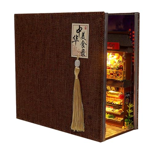 Book Nook Kit Gartenhaus – Holzpuzzle Booknook, Bücherregal-Buchstütze | Booknook-Bücherregal-Dekorationsgeschenk, Puppenhaus-Booknook, Miniatur-Kit Für Bücherregal-Einsatz, Dekoration, Basteln Fü Book Nook Kit Gartenhaus – Holzpuzzle Booknook, Bücherregal-Buchstütze | Booknook-Bücherregal-Dekorationsgeschenk, Puppenhaus-Booknook, Miniatur-Kit Für Bücherregal-Einsatz, Dekoration, Basteln Fü von Generic