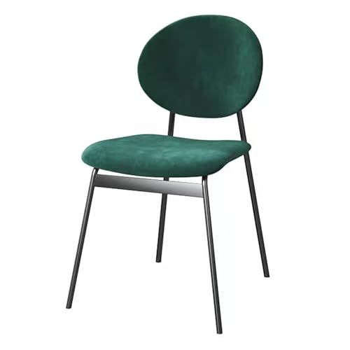 Boucle-Esszimmerstühle, Mid-Century-Modern-Stühle, Gepolsterter Sitz, Gebogene Rückenlehne, Einfache Installation, Geeignet für das Wohnzimmer in der Küche(Green) von Generic