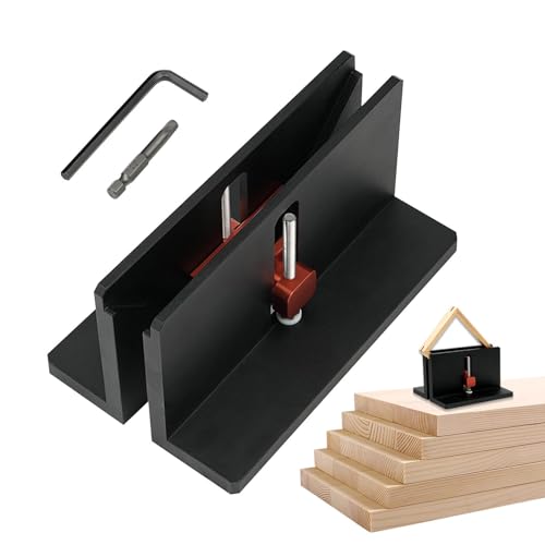 Box Joint Jig - Rechts Spline Jig, Aluminiumlegierung rechten Winkel Spline, Spline Jig für Tischsäge | Box Joint Jig - Rechts Spline Jig, Aluminiumlegierung rechten Winkel Spline, Spline Jig für Tischsäge | von Generic