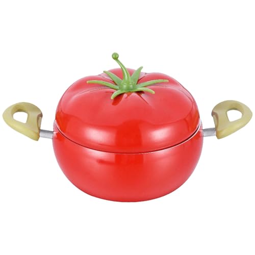 Bratpfanne mit Deckel, Stielkasserolle Kochtopf, Obstförmige Induktion Kochtopf, Multifunktionales Küchenherd, Antihaft-Tief-Kochgeschirr Pfanne für Heimküche oder Restaurant von Generic