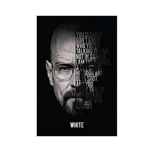 Breaking Bad TV-Show-Poster, 1 Leinwand-Poster, Wandkunst, Dekordruck, Bild, Gemälde für Wohnzimmer, Schlafzimmer, Dekoration, 30 x 45 cm von Generic