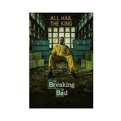 Breaking Bad TV Show Poster 4 Leinwand Poster Wandkunst Dekor Druck Bild Gemälde für Wohnzimmer Schlafzimmer Dekoration 30 x 45 cm von Generic