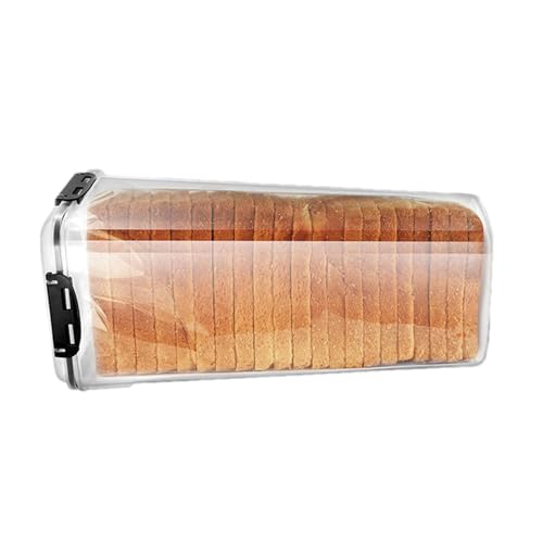Brotdose - Brotaufbewahrung in Kiste, Behälter für Brötchenspender | Toastbrotdose mit Innentablett | Brotdose für Scheibenbrot Brotdose - Brotaufbewahrung in Kiste, Behälter für Brötchenspender | Toastbrotdose mit Innentablett | Brotdose für Scheibenbrot von Generic