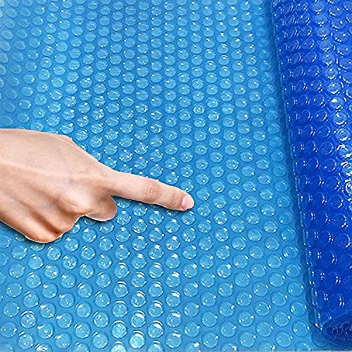 Bubble Solar Abdeckungen 3ft/6ft/10ft/13ft/16ft/20ft/23ft/26ft Breiter Rechteckiger Staubdichter Schwimmbadschutz, Blue, 5X10m/16X33ft von Generic