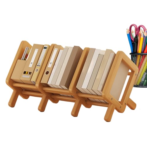 Bücherregal Für Schreibtisch,Schreibtischregal Für Arbeitsplatz - Ausziehbar Holz Organizer Halter Display Ablage Für Wohnzimmer Büro Kinderzimmer Bücherregal Für Schreibtisch,Schreibtischregal Für Arbeitsplatz - Ausziehbar Holz Organizer Halter Display Ablage Für Wohnzimmer Büro Kinderzimmer von Generic