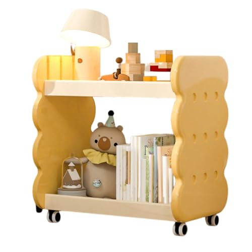 Bücherregal für Kinder, verstellbarer tragbarer Ausstellungsständer für Spielzimmer und Kinderzimmer, lustiges und funktionales Regal auf Rädern für einfache Lagerung Bücherregal für Kinder, verstellbarer tragbarer Ausstellungsständer für Spielzimmer und Kinderzimmer, lustiges und funktionales Regal auf Rädern für einfache Lagerung von Generic