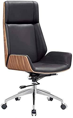 Bürostuhl, Hohe Rückenlehne, Ergonomischer Gaming-Stuhl Mit Drehfunktion, Massivholz-Leder Für Zuhause, Bequemer Computerstuhl Mit Hebe-Sport-Design von Generic