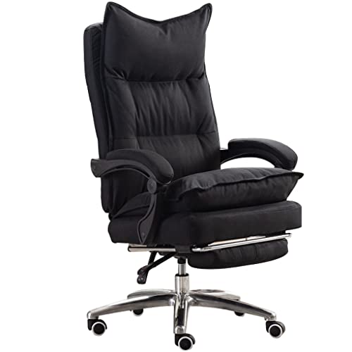 Bürostuhl, bequem, weicher Stoff-Gaming-Stuhl mit verstellbaren Armlehnen, ergonomischem Design, Liegefunktion, trägt bis zu 150 kg – perfekt für zu Hause oder von Generic
